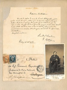 Lettera di Gioacchino Rossini a Giovanni Capellini