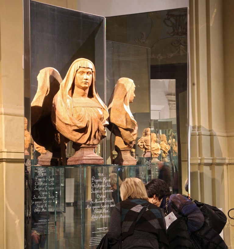Properzia de' Rossi, busto in terracotta, Sala della Cultura - Museo della Storia di Bologna a Palazzo Pepoli