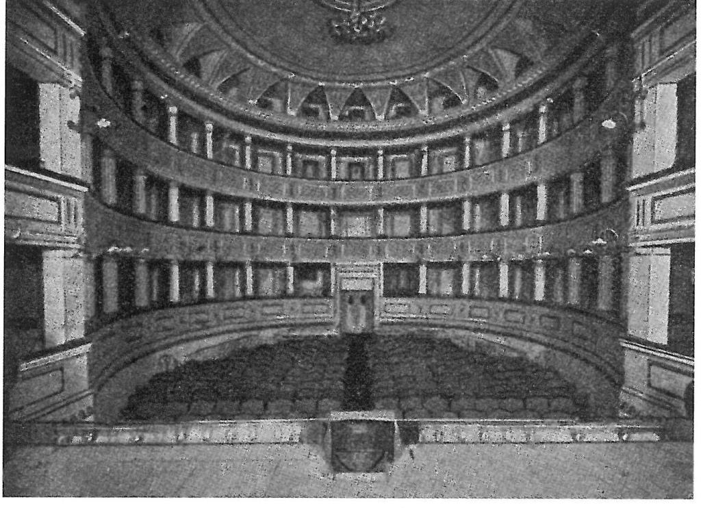 Teatro Contavalli, interno, 1909