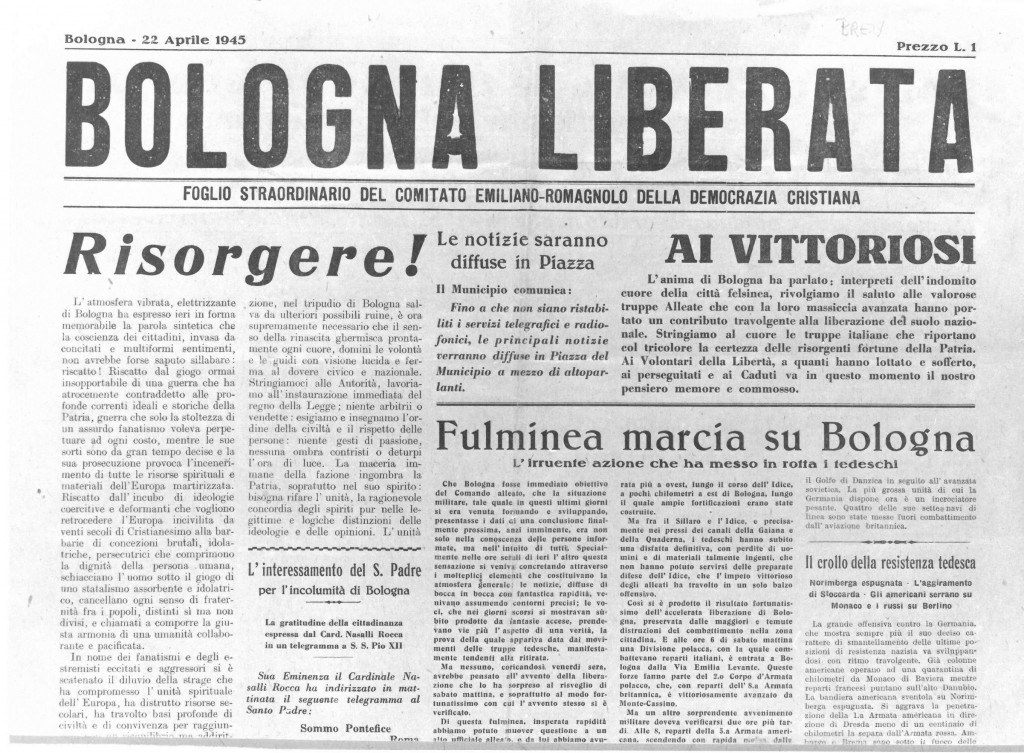 21 APRILE 1945: LA LIBERAZIONE DI BOLOGNA - Genus Bononiae blog